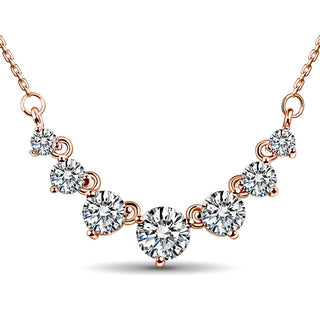 Buy rose-gold Moissanite Necklace