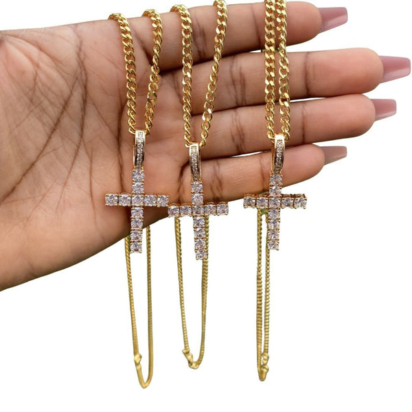 Jade Cross Necklace