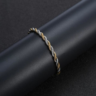 Dim Gray *Stainless Steel Gold color Titanium Steel Bracelet*