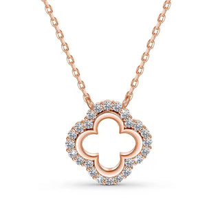 Buy rose-gold Clover Necklace