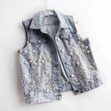 Denim vest Ripped Jacket