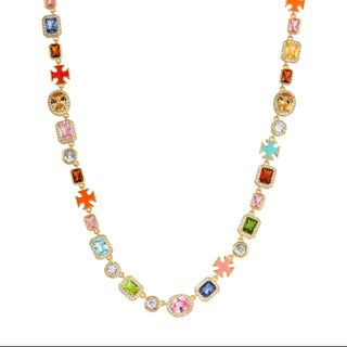 Buy multicolor Gemstone Necklace