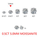 Moissanite Studs