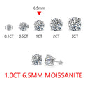 Moissanite Studs