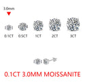Moissanite Studs