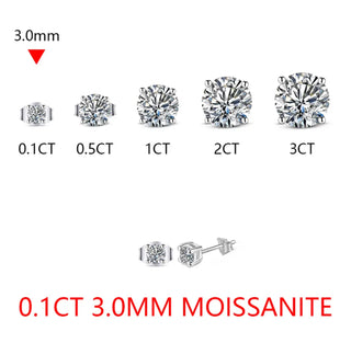 Moissanite Studs