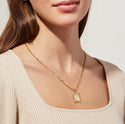 Jewelry initial pendant necklace