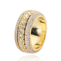 Moissanite Man Ring