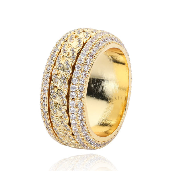 Moissanite Man Ring