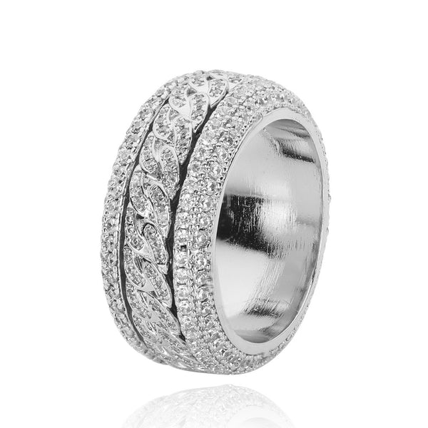 Moissanite Man Ring