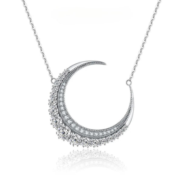 Moon Cut Diamond Necklace