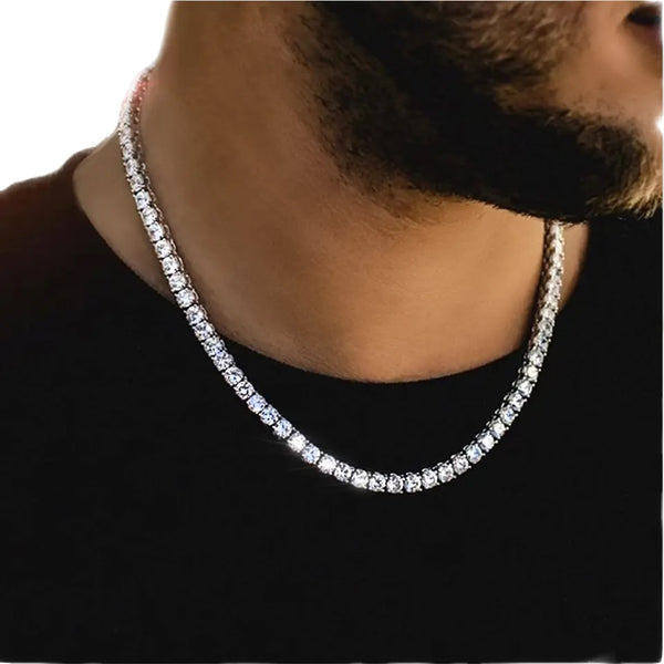 Moissanite Man Necklace