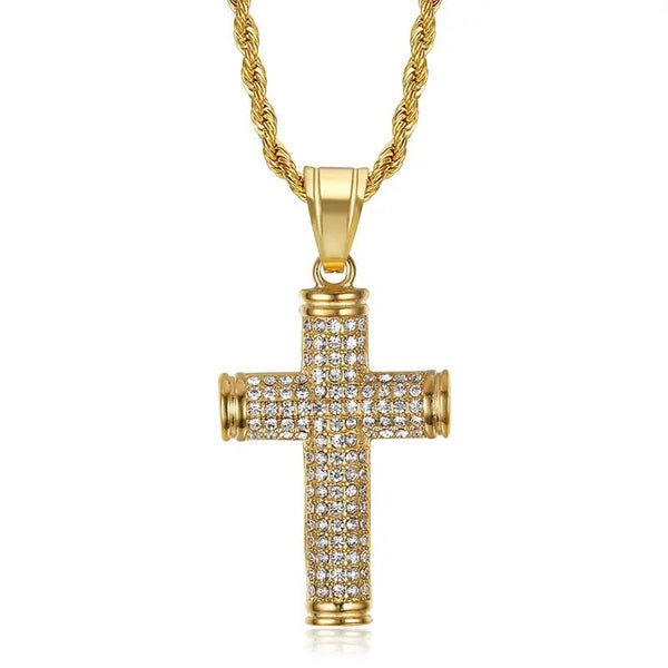 Titanium Steel Cross pendent
