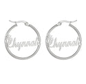 Custom Hoop Earrings