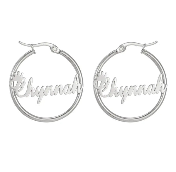 Custom Hoop Earrings