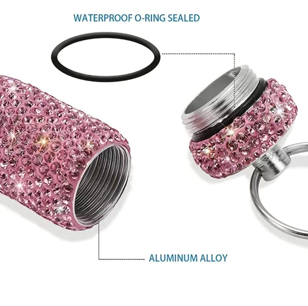 Pill Holder Keychain