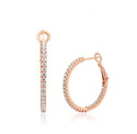 Moissanite Hoop Earrings