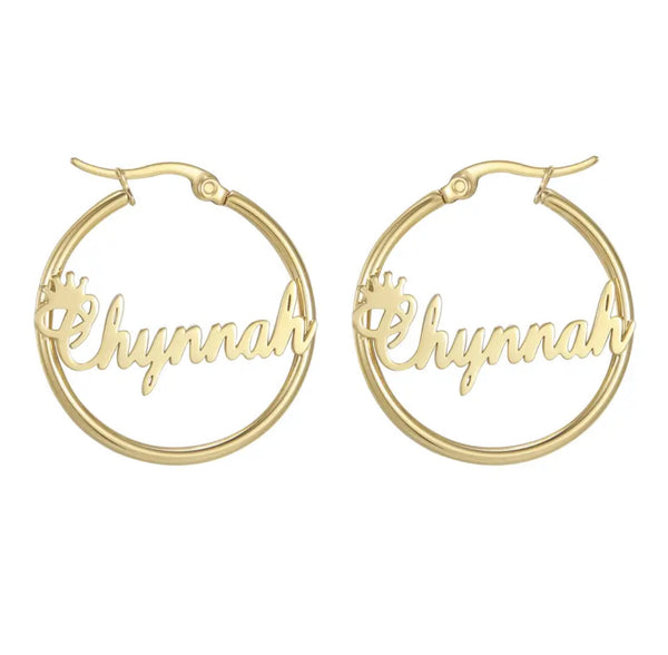 Custom Hoop Earrings
