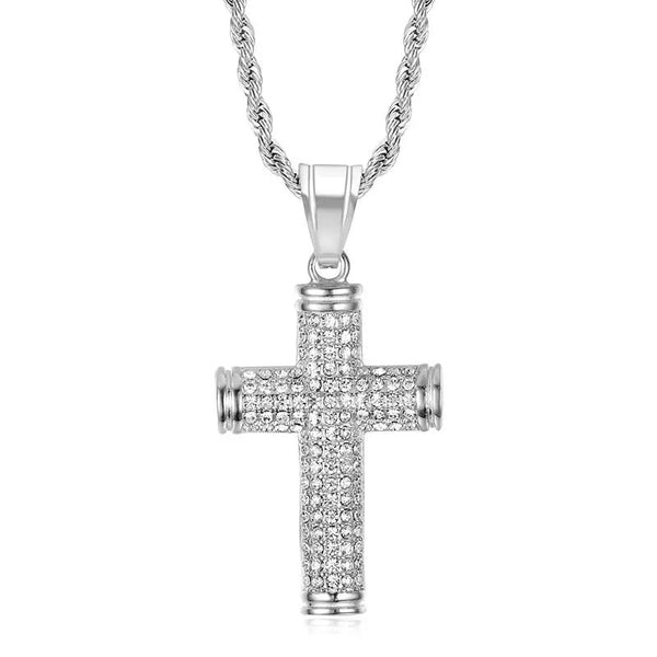 Titanium Steel Cross pendent