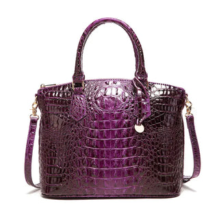 Buy purple Luxury Crocodile purses
