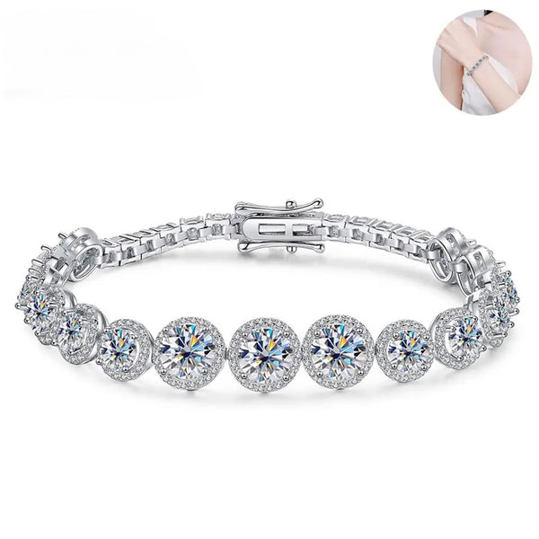 Icy Moissanite Bracelet