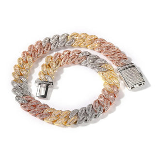 Buy 3-colors Cuban Link Bracelet