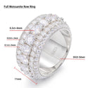 Moissanite Man Ring