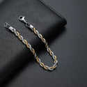 Black *Stainless Steel Gold color Titanium Steel Bracelet*