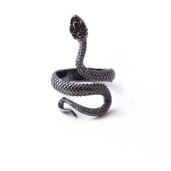 Dim Gray *Punk Snake Ring*