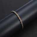 Dim Gray *Stainless Steel Gold color Titanium Steel Bracelet*