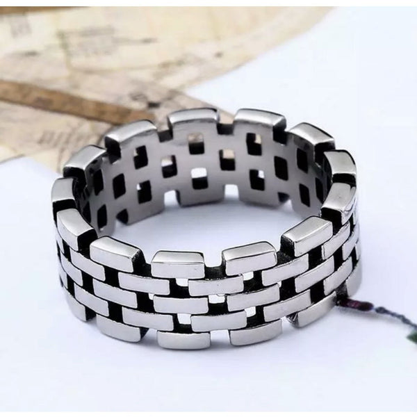 Gray *Stainless Steel Mens Ring*