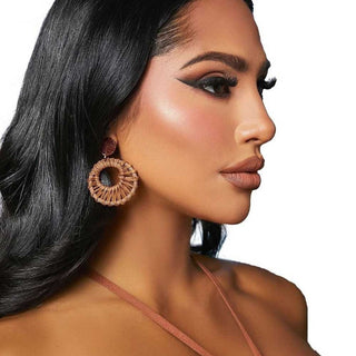 Circle Drop Earrings