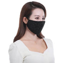 Black *Woman Fashion Ice Silk Mask*