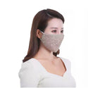 White Smoke *Woman Fashion Ice Silk Mask*