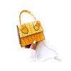 Dark Orange *Mini Chain Alligator Print Handbags*