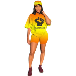 Yellow *Gradient Color Two Piece*