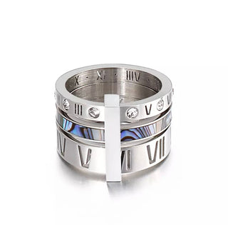 Mix color Rhinestone Ring