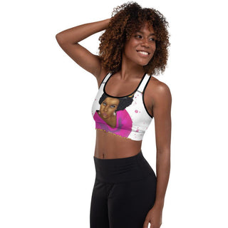 White *Padded Sports Bra*