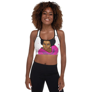 White *Padded Sports Bra*